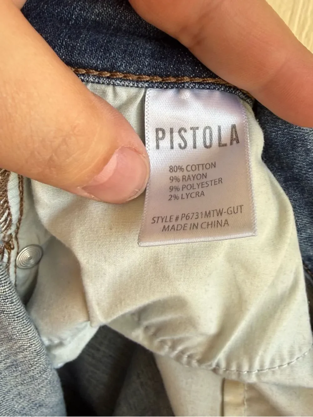 Pistola Dark Blue Women’s High-Rise Skinny Jeans
